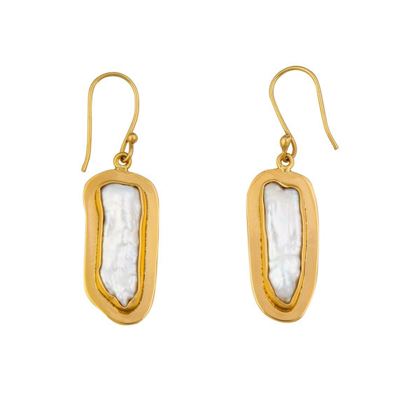 ALCHEMIA BIWA PEARL DROP EARRINGS